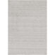 Riya 90 X 63 inch Grey Rug in 5 x 7