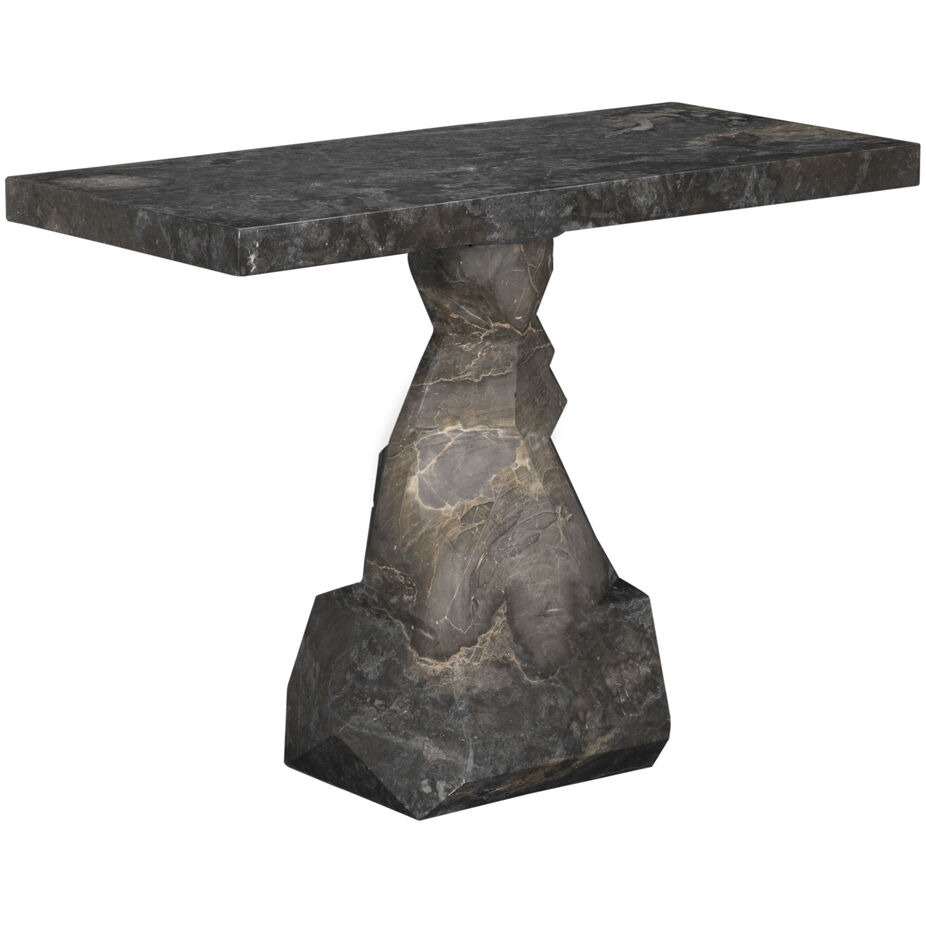 Tilden 42 X 18 inch Black Marble Console