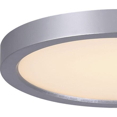 Madison LED 7 inch Brushed Nickel Disc Light, Low Profile