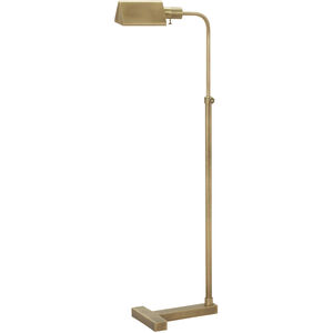 Fairfax 36 inch 75 watt Antique Brass Floor Lamp Portable Light