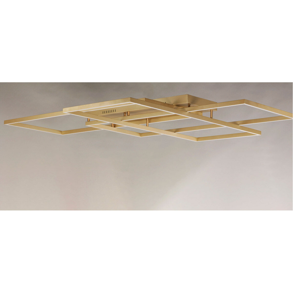 Traverse LED LED 48 inch Champagne Flush Mount Ceiling Light