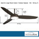Concept IV 54 inch Oil Rubbed Bronze Outdoor Ceiling Fan