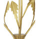 Dandelion 3 Light 22.75 inch Contemporary Silver Leaf and Silver and Contemporary Gold Leaf Pendant Ceiling Light