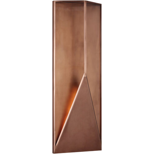Kelly by Kelly Wearstler Punto LED 38 inch Natural Copper Outdoor Wall Lantern