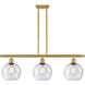Ballston Athens 3 Light 36.00 inch Island Light
