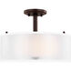 Elmwood Park 2 Light 15.00 inch Semi-Flush Mount
