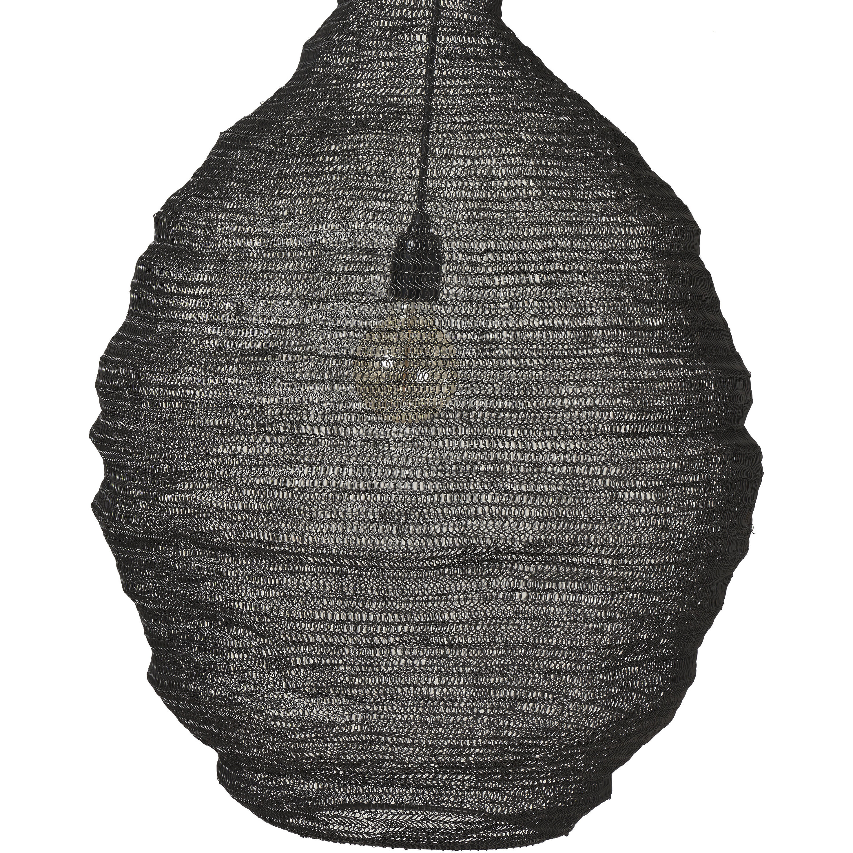 Corfu 1 Light 20 inch Black Pendant Ceiling Light