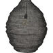 Corfu 1 Light 20 inch Black Pendant Ceiling Light
