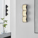 Clodagh Zig Zag Wall Sconce Wall Light in Nightshade Black