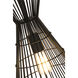 Alito 1 Light 11 inch Matte Black Pendant Ceiling Light