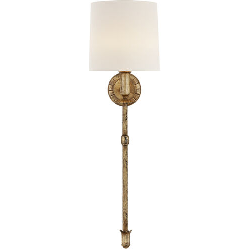 Thomas O'Brien Michel 2 Light 8.75 inch Gild Tail Sconce Wall Light in Linen