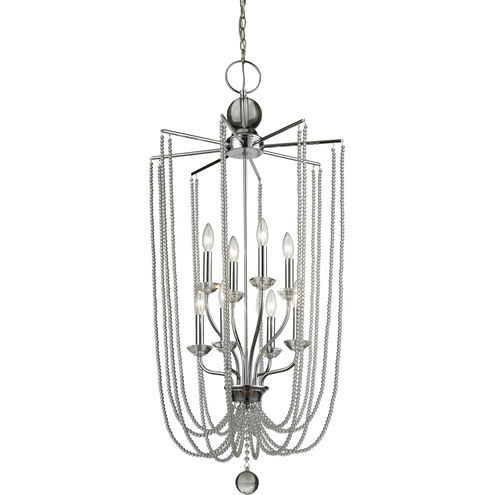 Serenade 8 Light 21 inch Chrome Chandelier Ceiling Light