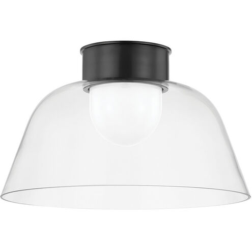 Lakeside 1 Light 20 inch Distressed Bronze Flush Mount Ceiling Light