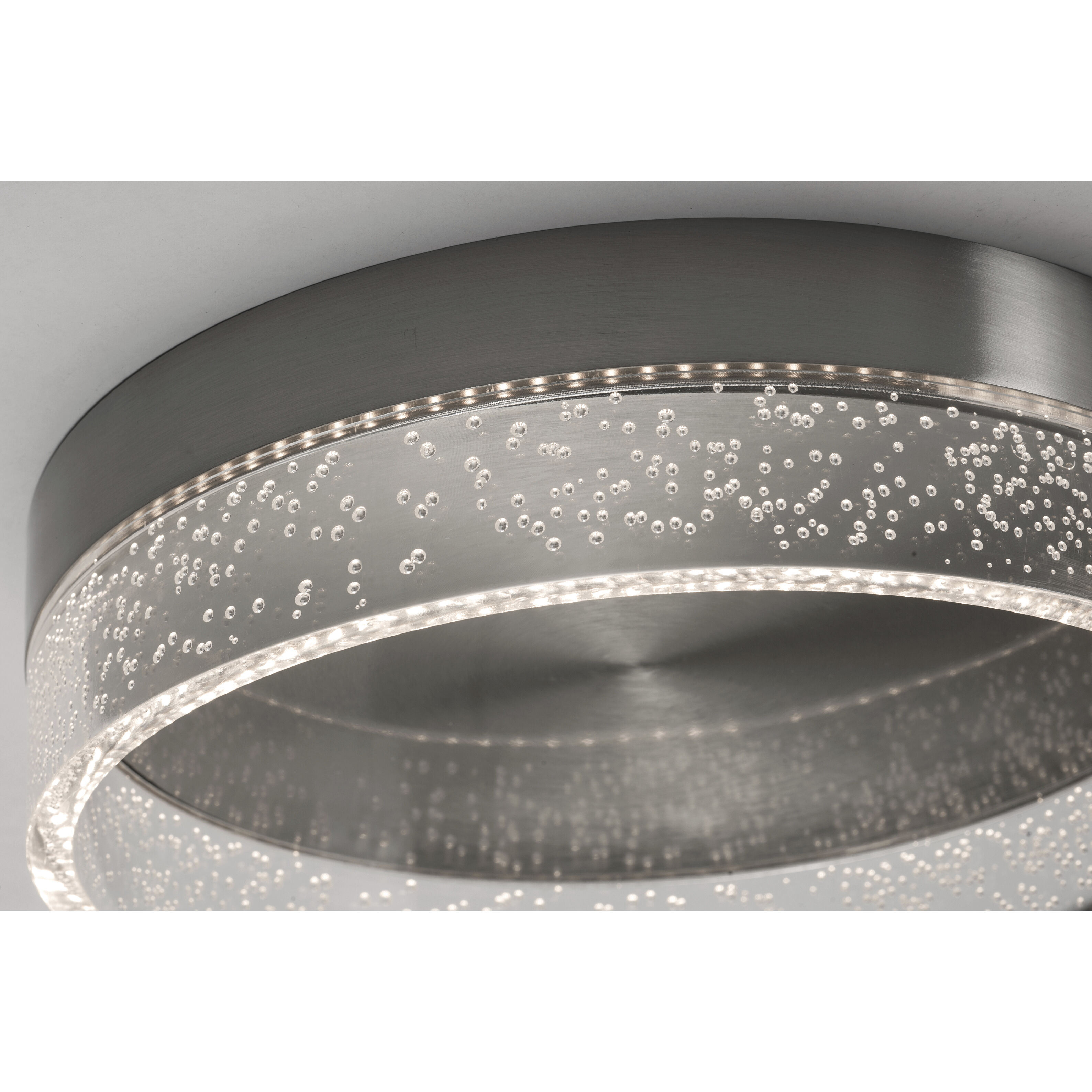 Maggie LED 11.82 inch Satin Nickel Flush Mount Ceiling Light