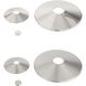 Tremolo 3 Light 33 inch Brushed Nickel and Polished Nickel Vanity Light Wall Light