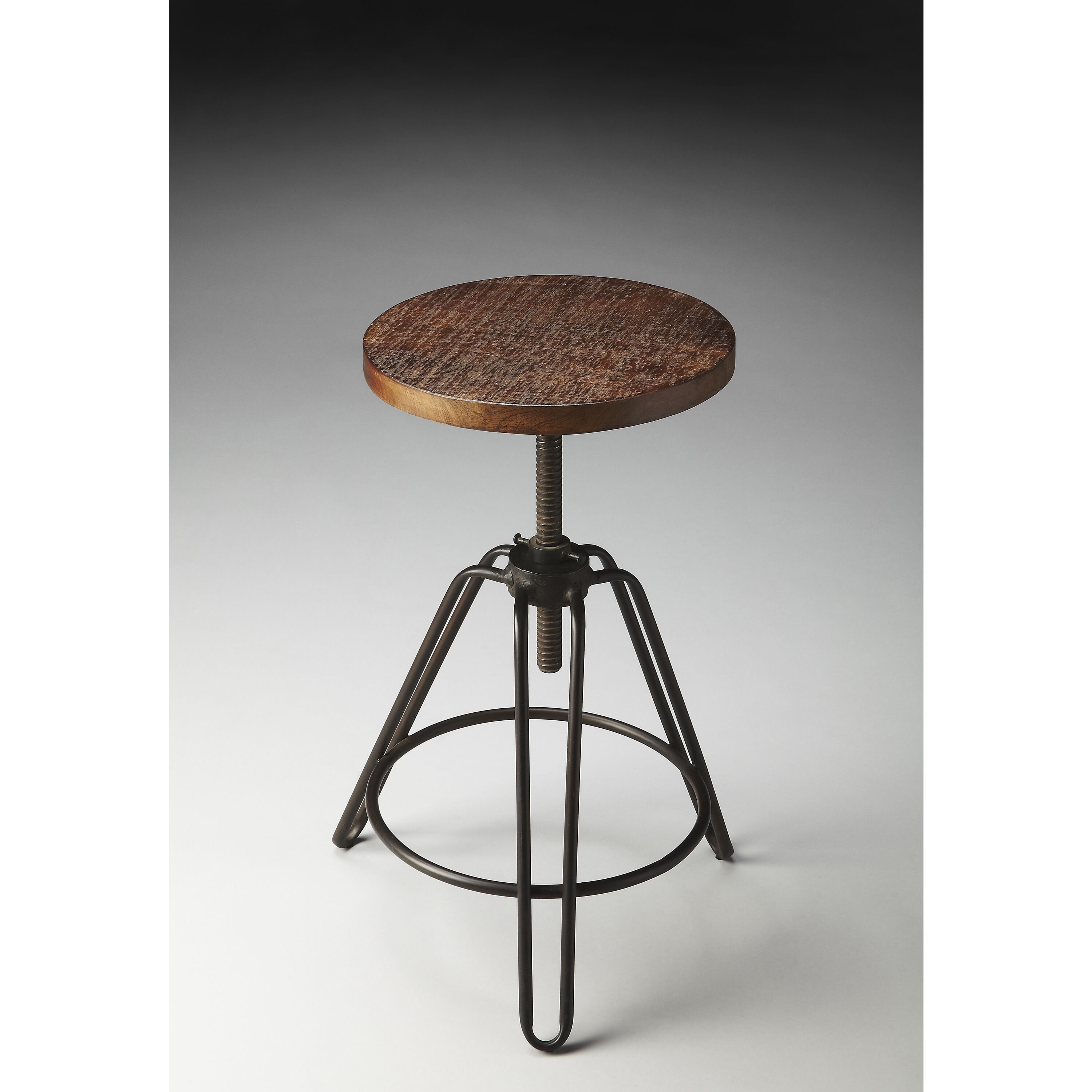 Industrial Chic Trenton Metal & Wood 30 inch Metalworks Barstool
