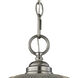 Liberty Park 1 Light 12 inch Brushed Nickel Pendant Ceiling Light