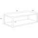 Doncaster 55 X 25.5 inch Smoke Grey Coffee Table
