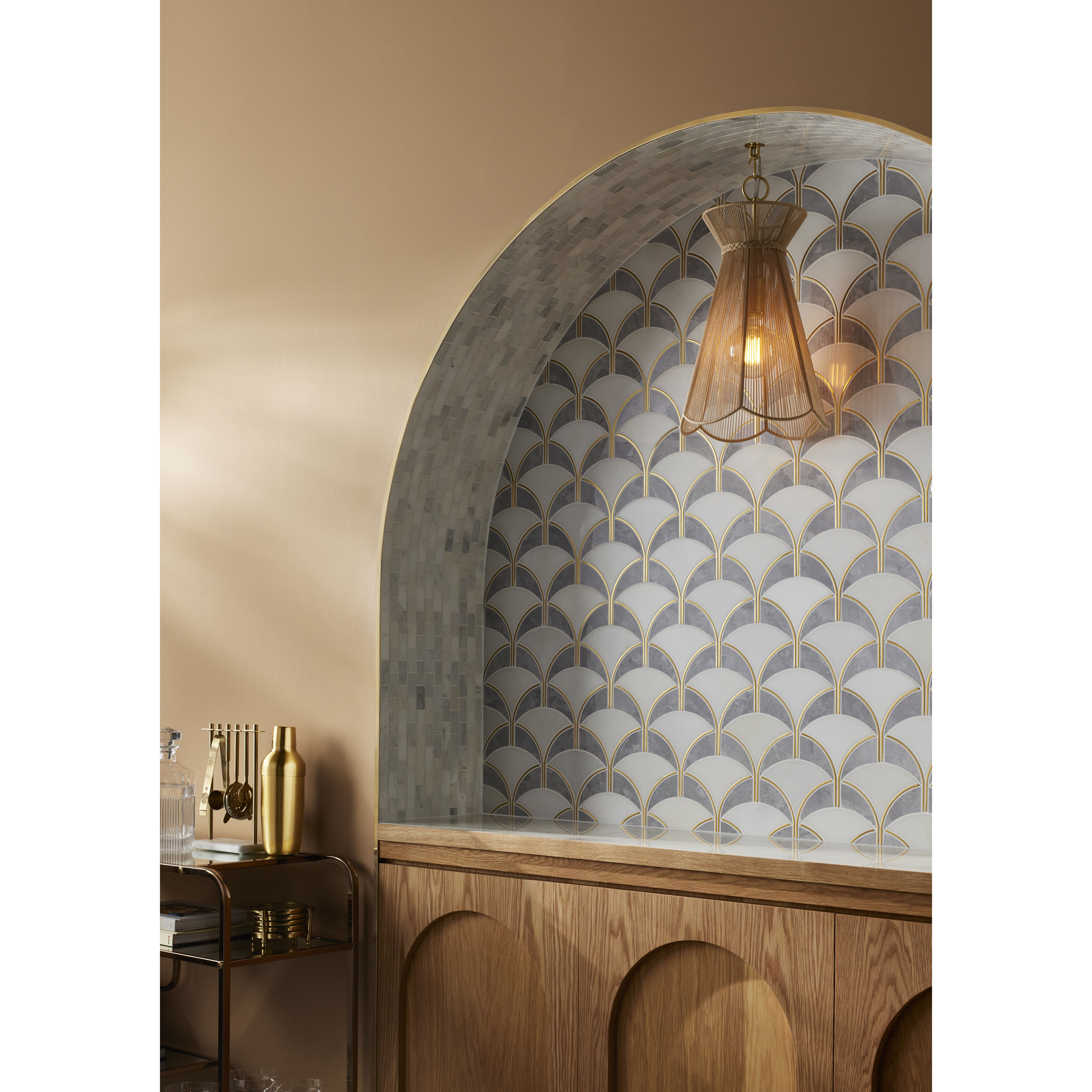 Aaliyah 1 Light 10 inch Aged Brass Pendant Ceiling Light