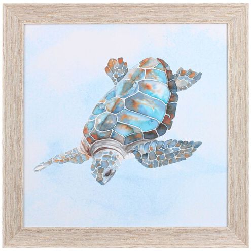 Waterside Collection Blue Framed Art