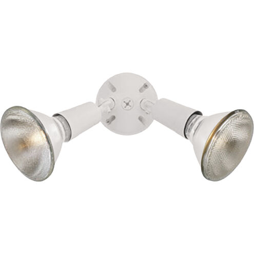 Outdoor Essentials 2 Light 6 inch White Outdoor Sconce