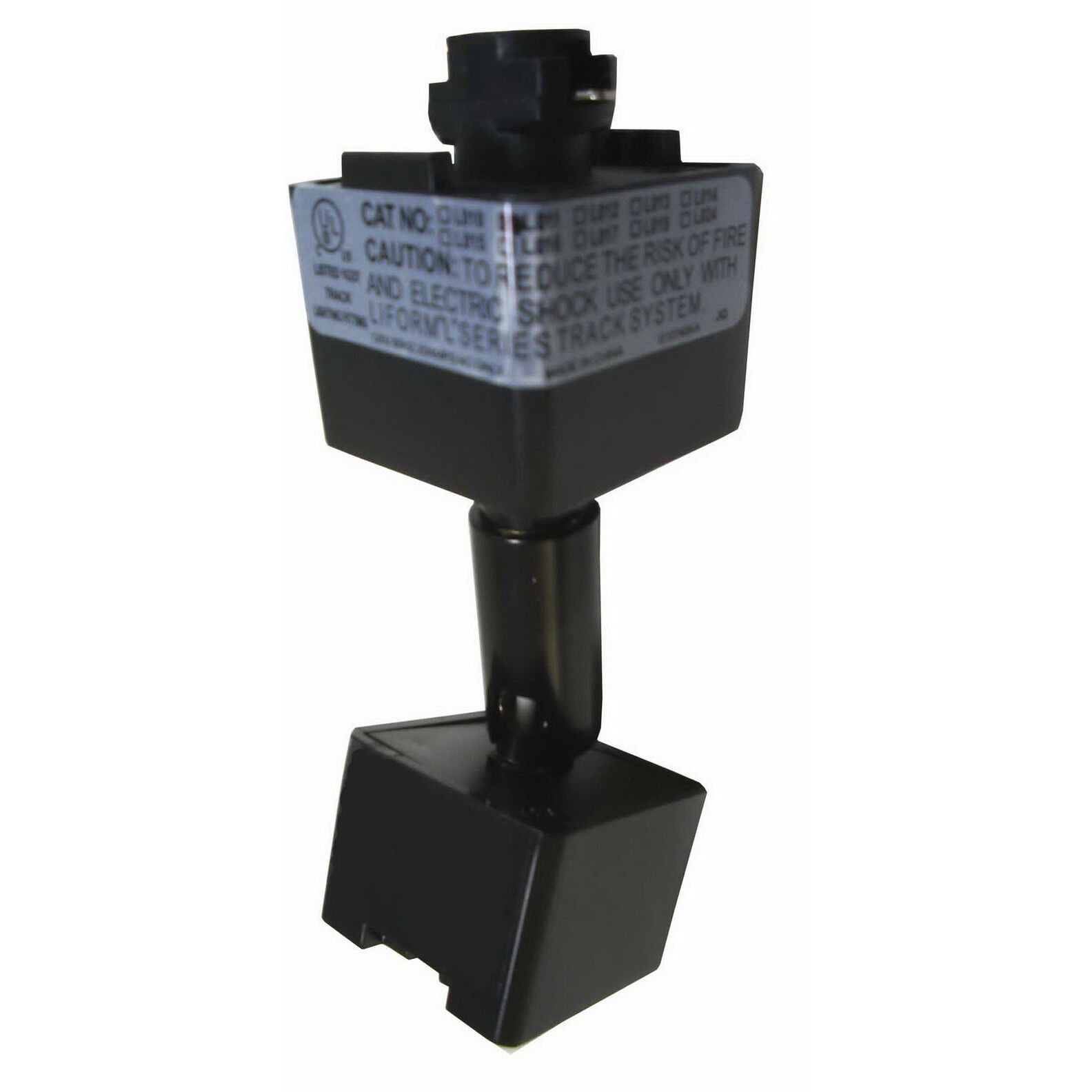 Cal Track Black Track Slope Ceiling Adapter Ceiling Light, Line Voltage