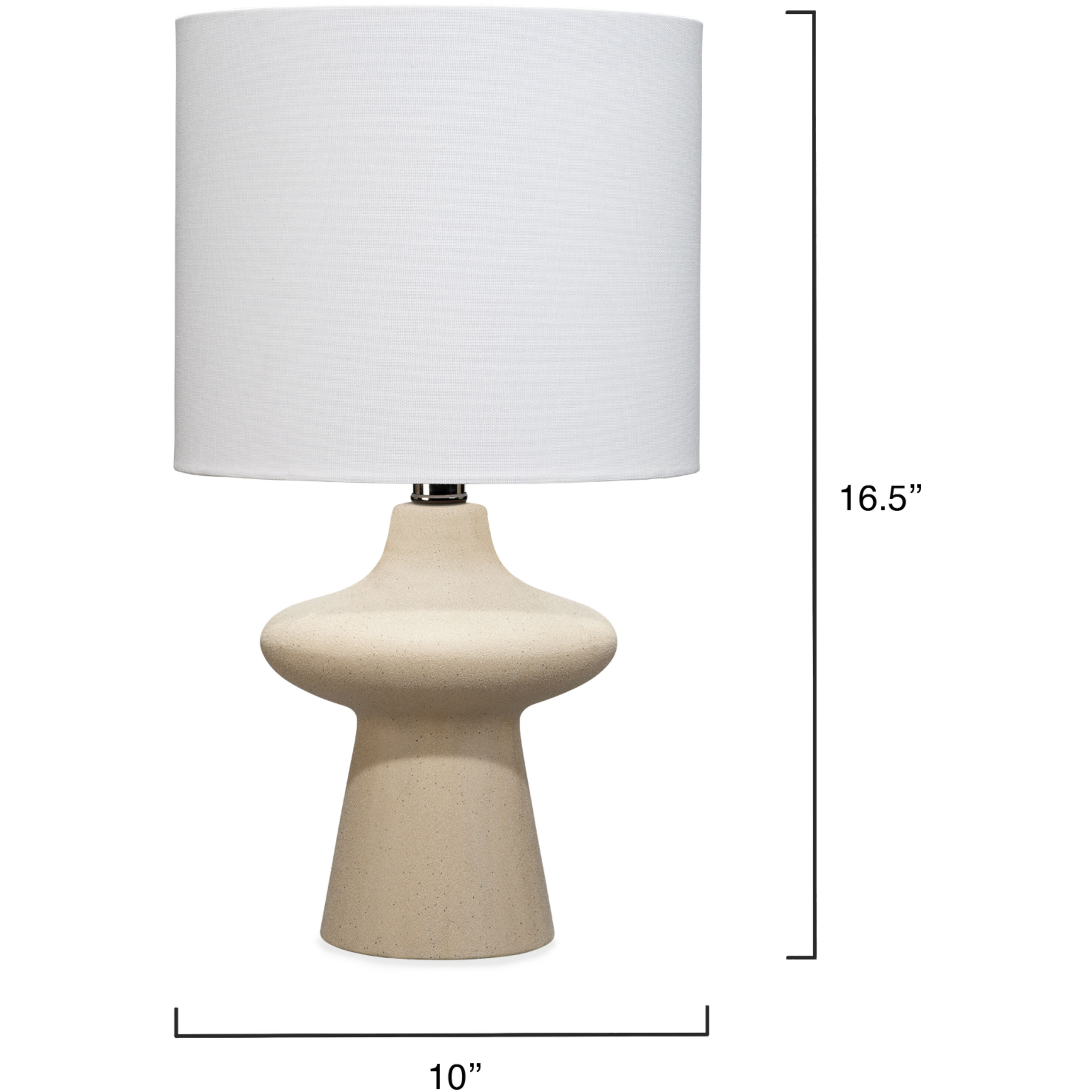 Oliver 16.5 inch 60.00 watt Beige Table Lamp Portable Light