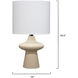 Oliver 16.5 inch 60.00 watt Beige Table Lamp Portable Light