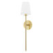 Niagara 1 Light 6 inch Aged Brass Wall Sconce Wall Light