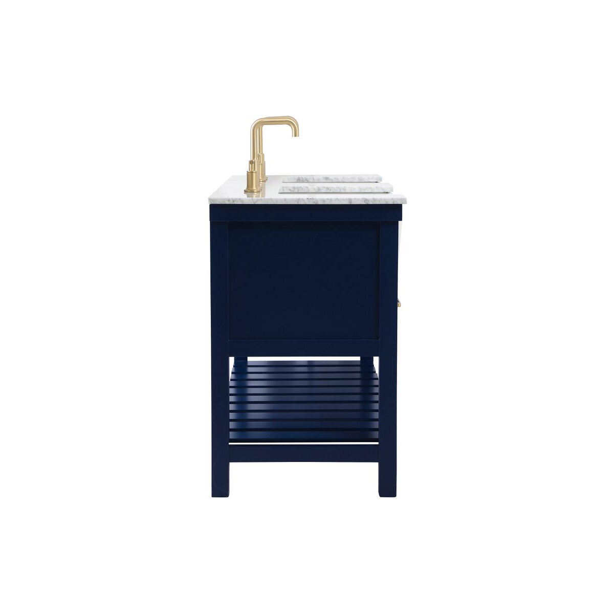 Clement 60 X 22 X 34.13 inch Blue Bathroom Vanity Cabinet