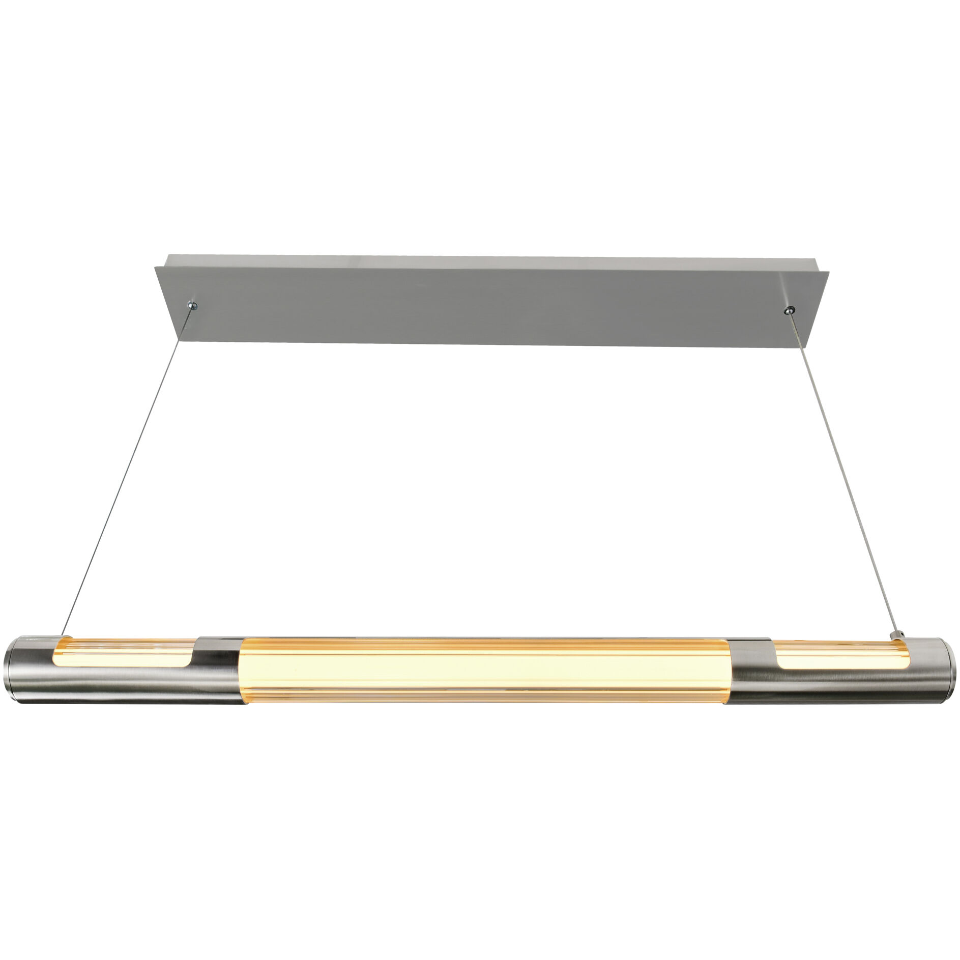 Neva LED 36 inch Satin Nickel Island/Pool Table Light Ceiling Light
