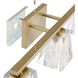 Valentin 3 Light 24 inch Champagne Gold Vanity Light Wall Light