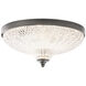 Signature Roma LED 12.13 inch Antique Nickel Flush Mount Ceiling Light, Schonbek Signature
