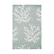 Boardwalk 36 X 24 inch Aqua/Ivory Rugs, Wool