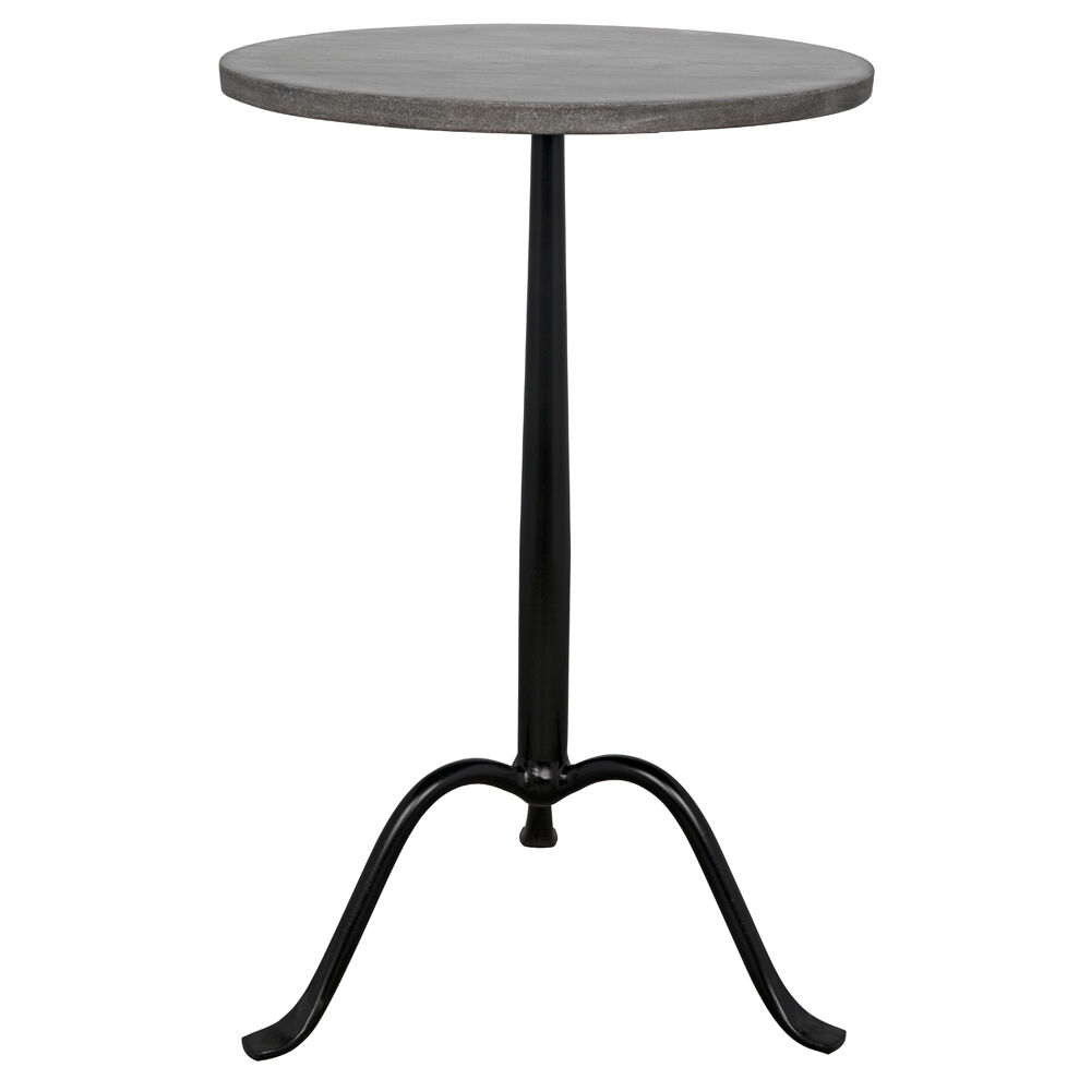 Cosmopolitan 24 X 15 inch Matte Black Side Table