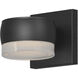 Modular LED 5 inch Black Outdoor Wall Mount