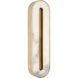 Kelly by Kelly Wearstler Wyllis Sconce Wall Light in Hand Rubbed Antique Brass