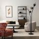 Chrysalis 74.4 inch 5 watt Ink Floor Lamp Portable Light in Black Crystal