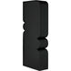 Atomic Matte Black Bookcase