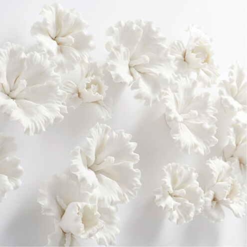 Lily White Wall Decor, Medium