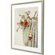 Florals Collection Green Framed Art