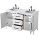 Millie 54 X 35 inch White Bathroom Vanity Cabinet