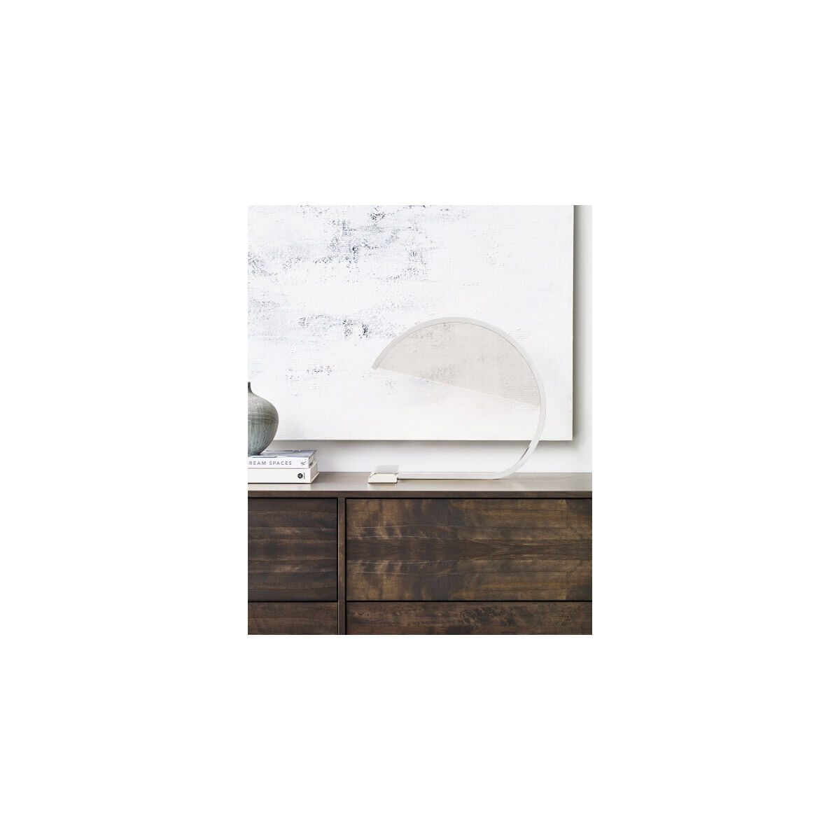 Sean Lavin Karla 16.9 inch 9.4 watt Nightshade Black Table Lamp Portable Light, Integrated LED