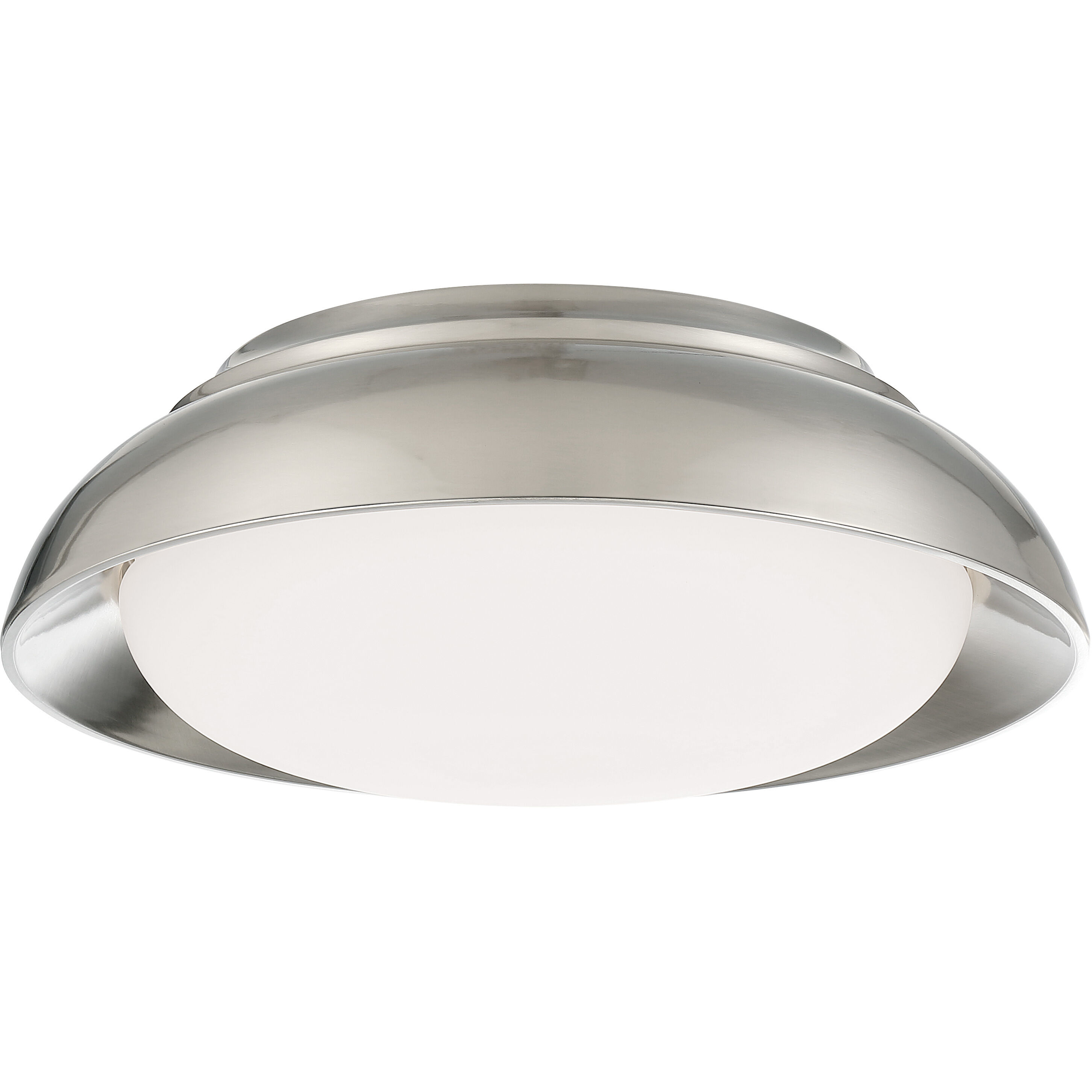 Vantage LED 15 inch Brushed Nickel Flush Mount Ceiling Light