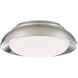 Vantage LED 15 inch Brushed Nickel Flush Mount Ceiling Light