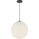 Marco LED 15.75 inch Black Pendant Ceiling Light