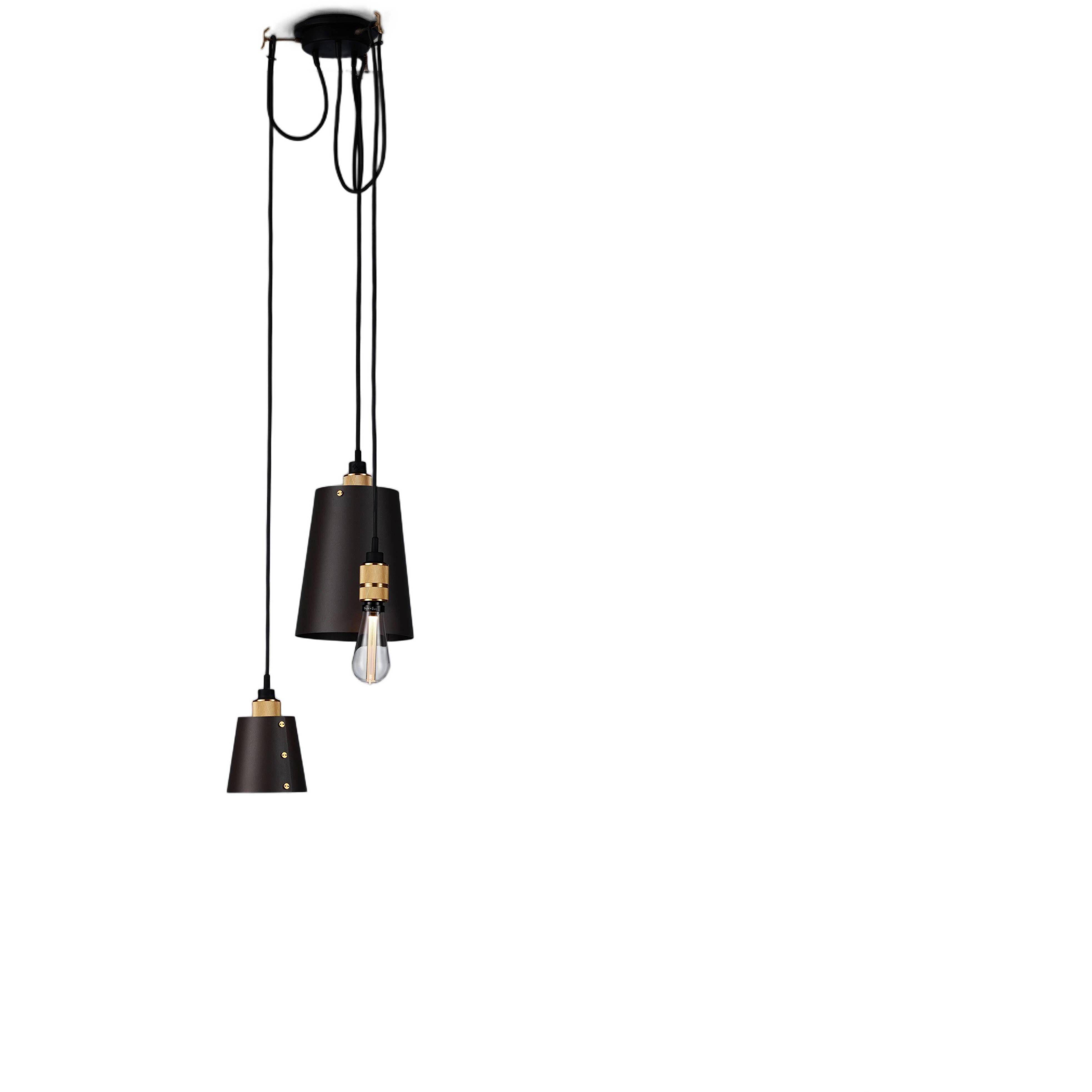 Hooked 3.0 LED 8.27 inch Graphite / Brass Pendant Ceiling Light, Mix