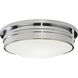 Roderick 3 Light 17 inch Polished Chrome Flushmount Ceiling Light