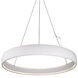 Halo LED 35.88 inch White Pendant Ceiling Light