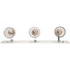Yep Brilia 3 Light 24 inch Polished Nickel Vanity Light Wall Light
